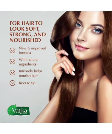 Dabur Vatika Naturals Enriched Coconut Hair Oil - Moisturizing and Strengthening Formula for Healthy Scalp and Silky Hair - Buy Online on GoSupps.com