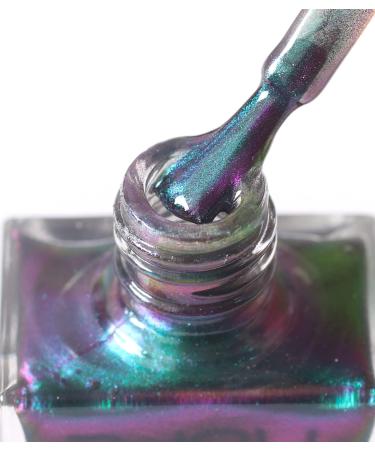 Major Dijit Chameleon Holographic Glitter Nail Polish - Quick Dry Fantasy Color Varnish - Buy Online on GoSupps.com