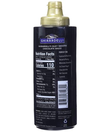 Ghirardelli Black Label Chocolate Sauce - 16oz Squeeze Bottle - Buy Online on GoSupps.com