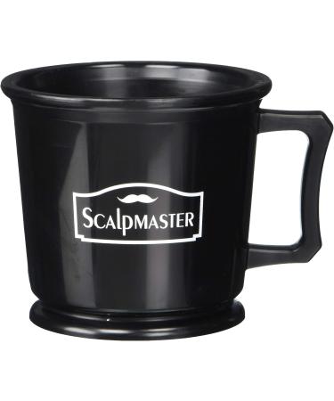 SCALPMASTER Barber Grooming Shaving Black Mug - Premium Quality Shaving Accessory for Men - Buy Online on GoSupps.com