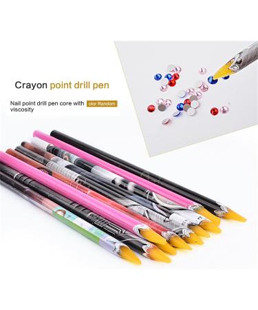 Colorful Nail Art Rhinestones Decorations Nail Stones for Nail Art with Rhinestones Dotting Pen Pick Up Tool Picker Self Adhesive Resin Rhinestones Picker Pencil Nail Art - Buy Online on GoSupps.com