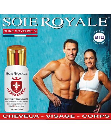 Soie Royale BIO Silky Cure 125 ml Organic Royal Lily Extract Silk Proteins EF Vitamins Hair Face Body Care Nourishes Hydrates Detangles with Intense Shine Alcohol-Free Made in France. - Buy Online on GoSupps.com