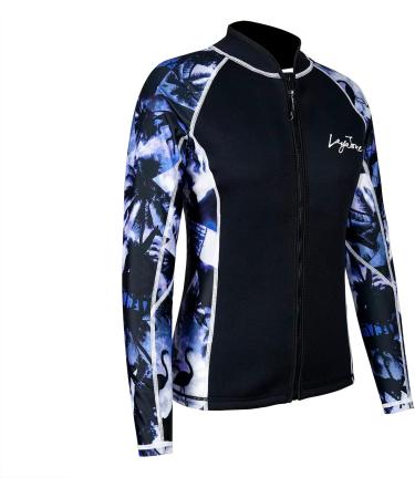 LayaTone 3mm Neoprene Wetsuit Top with Lycra Sleeves - Blue, Small | For Scuba Diving, Surfing, Canoeing | Men Women Adults - Buy Online on GoSupps.com