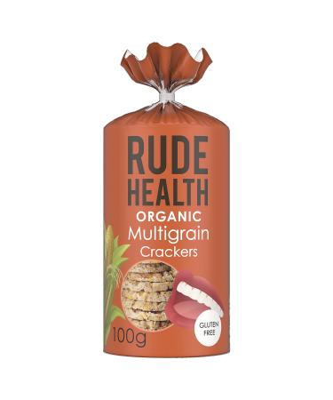 Rude Health Rude Health 8 x 100g Organic Gluten Free Award-winning Healthy & Vegan Multigrain Crackers 100% Recyclable Packaging