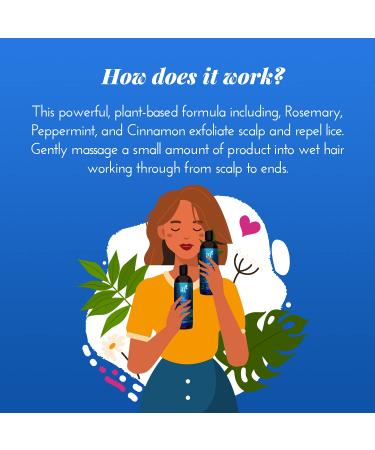 ArtNaturals Lice Prevention Shampoo & Conditioner - 16 Fl Oz x 2 - Rosemary & Tea Tree - for Adults & Kids - Daily Use - Sulfate & Paraben Free - All Hair Types - Buy Online on GoSupps.com