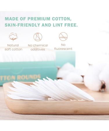 FRCOLOR Cotton Pads - 200 Count Makeup Remover Rounds for Gentle Cleansing | Best Quality International Shipping - Buy Online on GoSupps.com