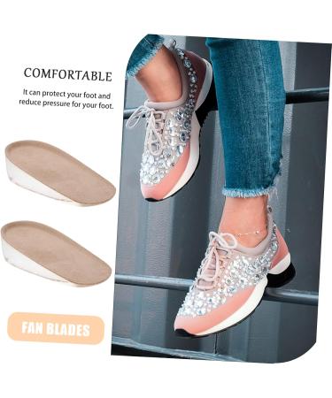 Didiseaon Half Insoles - Leather Height Increase Elevator Insoles for Men & Women | Comfort Lift Pads for Dress & Sports Shoes - Buy Online on GoSupps.com