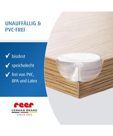 Reer Corner Protectors for Babies - 4 PCS Clear PVC-Free BPA-Free Latex-Free & Child-Safe - Buy Online on GoSupps.com