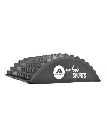 Apollo back extensor made of light EVA material ergonomically designed back trainer spinal stretcher against tension and back pain backstretcher-black