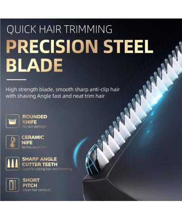 Waterproof Electric Hair Clippers for Men - Rechargeable Grooming Trimmer & Body Shaver for Bikini & Groin - Buy Online on GoSupps.com