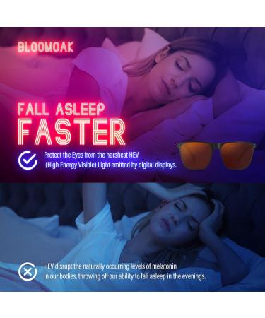 BloomoAK 99% Blue Light Blocking Glasses - Anti-Fatigue Gaming & Screen Protection - Matte Black Rectangle with Upgraded Hinges - Buy Online on GoSupps.com