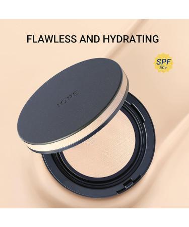 IOPE Perfect Cover Cushion SPF 50+ by Amorepacific | Natural Coverage Foundation for Sensitive Skin | Korean Skin Care Cushion - Buy Online on GoSupps.com