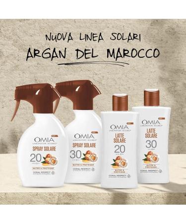 Omia Latte Solar Nutre and Protect with Argan SPF 20 200 ml - Buy Online on GoSupps.com