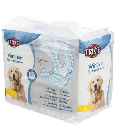 Trixie 23635 diapers for bitches L: 38 56 cm 12 pcs. white L - Buy Online on GoSupps.com