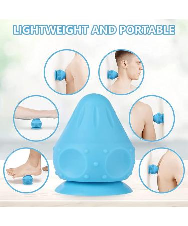 Trigger Point Presser & Massager Ball for Muscle Pain Relief - Suction Cup Fascia Fitness Tool for Back Neck Arms & Shoulders - Buy Online on GoSupps.com
