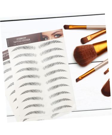Baluue 24 Pcs Eyebrow Stickers Eyebrows Cosmetics Waterproof Eyebrow Tattoos Eyebrow Grooming Cejas Soy Ink - Buy Online on GoSupps.com