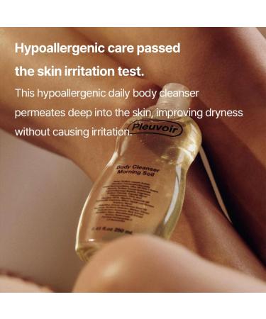 Pleuvoir Body Cleanser Morning Soil 8.45 fl. oz - Moisturizing for Sensitive Skin with Ceramide NP | International Shipping Available - Buy Online on GoSupps.com
