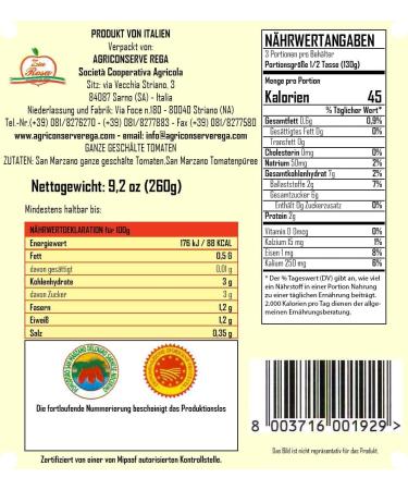 Antimo Caputo Test package Caputo Cuoco Farina Pizzamehl flour 5kg + Zia Rosa DOP Pomodoro San Marzano tomato from kamania box of 400g 3x 400g - Buy Online on GoSupps.com