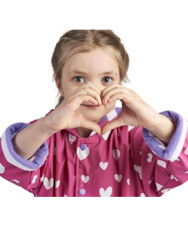 Hatley Girls' Sweethearts Colour Changing Raincoat - 2 Years - Buy Online on GoSupps.com
