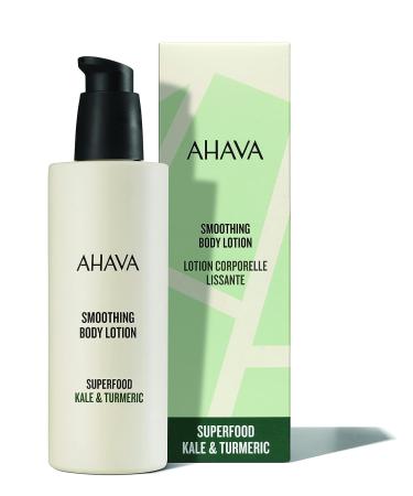 AHAVA Kale Turmeric & Dead Sea Minerals Anti Aging Body Lotion 8.5 fl. oz. - Vegan Formula for Dry Skin - Buy Online on GoSupps.com