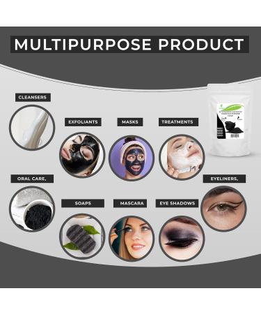 Euro Trade Center Activated Charcoal powder Activated Charcoal powder 100 gr use in masks body wraps scrubs exfoliating formulations colorant for soap 100 g 1er Pack - Buy Online on GoSupps.com