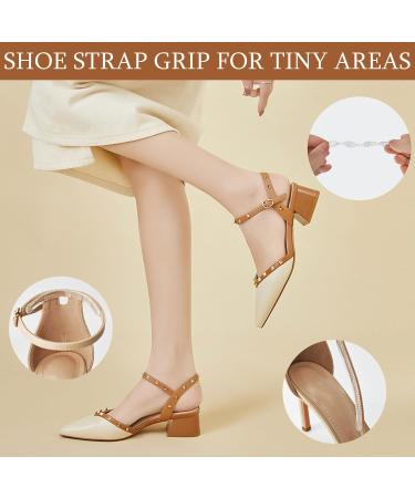 Heel Grips & Pads for Big Shoes - 4 Pairs Clear Inserts | Comfort for Men & Women - Buy Online on GoSupps.com