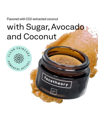 Facetheory Lipascrub LP2 Exfoliating Lip Scrub with Avocado & Coconut | Moisturizing & Vitamin C Lip Treatment | 15ml - Buy Online on GoSupps.com