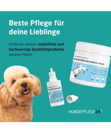 Dog Care24 Eye Cleaning Pads for Dogs & Cats - 200 Pieces Tear Stain Remover with Vitamin E & Aloe Vera - 2-in-1 Eye Care Solution - Buy Online on GoSupps.com