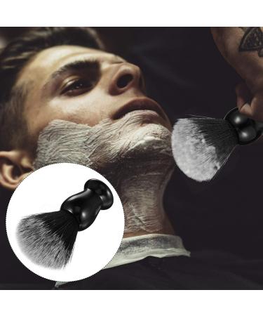 Fomiyes 3pcs Round Beard Brush Set Foam & Wooden Handle Shaving Brushes for Men's Grooming | 10.3x3.2cm | Fast International Shipping - Buy Online on GoSupps.com