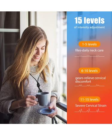 Buy EMS Neck Massage Device - Intelligent Electric Neck Massager with Heat for Pain Relief | Acupoint Lymphatic Therapy | Ideal for Home Office & Travel - Buy Online on GoSupps.com