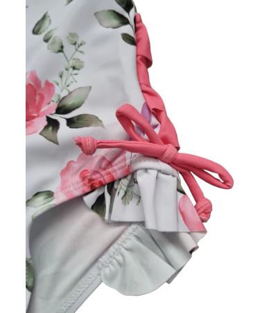 Moon Snow Baby UV Sunsuit Rashguard 3-4 Years Girls Swimsuit Roses/White - Buy Online on GoSupps.com