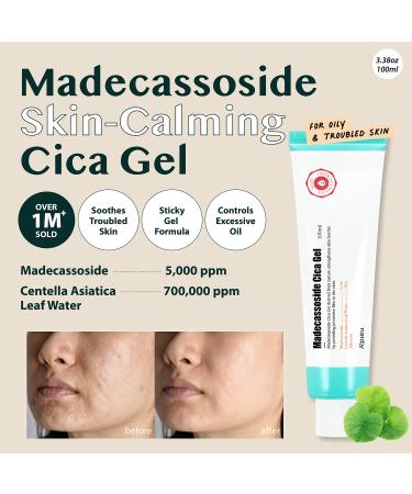 A'PIEU Madecassoside Cica Gel - Soothes Dryness, Redness & Blemishes - Centella Asiatica & Vitamin E - 3.38 fl oz - Buy Online on GoSupps.com