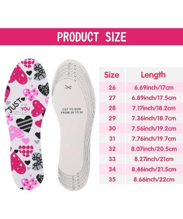 3 Pairs Kids Shoe Insoles | Memory Sponge Soft Breathable Inserts | Cut to Fit Children & Toddler Shoes - Buy Online on GoSupps.com