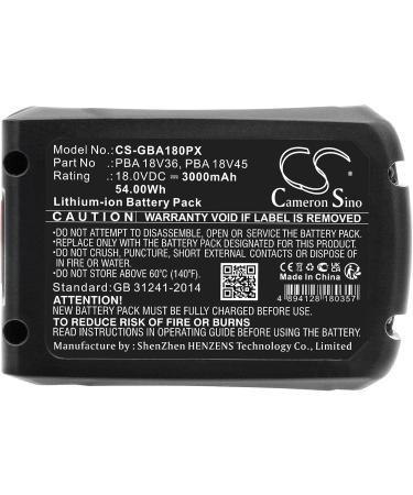 ELMEKO 3000mAh Replacement Battery for Gardena PBA 18V Series - Compatible with 14800-31 14800-5 AquaClean 24/18V | International Shipping - Buy Online on GoSupps.com