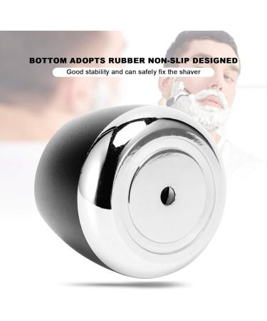 Premium Aluminum Manual Beard Shaver Stand & Brush Holder Essential Bathroom Organizer for Grooming - Buy Online on GoSupps.com