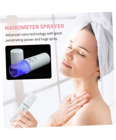 Didiseaon Face Mist Sprayer Handheld Face Sprayer Facial Water Sprayer Face Sprayer Tool Skin Care Sprayer Mini Facial Sprayer Face Humidifier Moisturizing White Beauty Instrument medium White - Buy Online on GoSupps.com