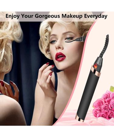Harusi Heated Eyelash Curler - USB Rechargeable Electric Curler with Intelligent Temperature Control for Quick, Long-Lasting Results - Buy Online on GoSupps.com