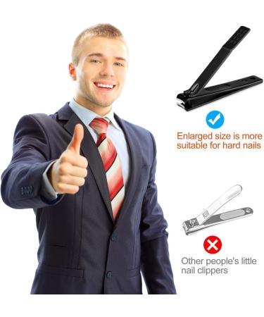 8-in-1 Stainless Steel Manicure Set for Men - Travel Size Nail Clippers & Pedicure Kit - Red Personal Care Gift - Buy Online on GoSupps.com