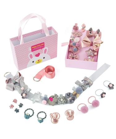 36-Piece Children s Loop Hair Tie Jewelry Set | Comius Sharp Girls Hair Clips Gift Box | Perfect for Birthdays & Children s Day - Buy Online on GoSupps.com