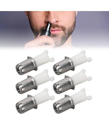 Dioche Set of 10 Nose Hair Trimmer Head Nose Hair Trimmer Head Precise Shaving Universal Replacement Cutting Blade Heads for Electric Nose and Ear Hair Trimmer