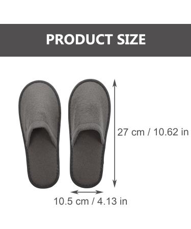 Disposable Non-Slip Guest Slippers - 10 Pairs Hotel & Outdoor Use Perfect for Pedicure - Buy Online on GoSupps.com
