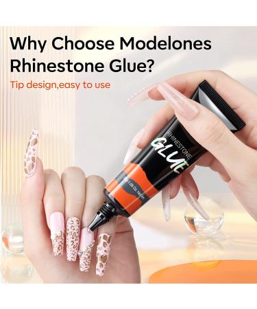Modelones Rhinestone Gel: 30g Super Adhesive Nail Glue for Gems & Crystals - Buy Online on GoSupps.com