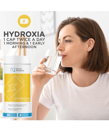 Nova Pharma Hydroxia New Formula Supplement Improves Attention and Mental Alertness Relieves Fatigue Boost Stamina and Energy Levels (60 Capsules) - Buy Online on GoSupps.com