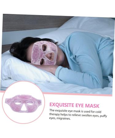 Fomiyes 3ST Half Mask - Reusable Cool/Warm Eye Flaps | Ice Heat Compress Travel Eye Mask - Violet Double-Sided PVC | International Shipping - Buy Online on GoSupps.com