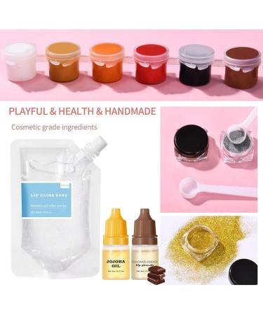 Lip Cream Making Kit Handmade Moisturizing Lip Gloss Set Craft Moisturizing Lip Gloss Set for Women Girls and Teens Gift for Women Girls Teenage Princesses and Amateurs - Buy Online on GoSupps.com