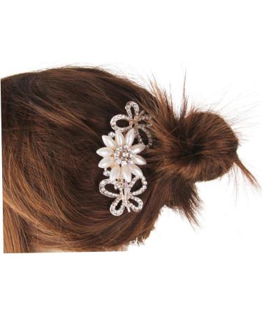 DOITOOL Crystal Bride Clip Pearl Hair Accessories Bridal Hair Comb Hair Jewels for Women Hair Clip Womens Hair Accessories Women Hair Accessories Bride Hair Comb Wedding Women's - Buy Online on GoSupps.com