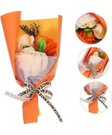 Angoily 3 Sets Rose Bouquet Box Rose Scented Wedding Favor Boxes Astetic Room Decor Flower Arrangement Soap Bridal Soap Bouquet Decoration Flower Box Artificial Bride - Buy Online on GoSupps.com