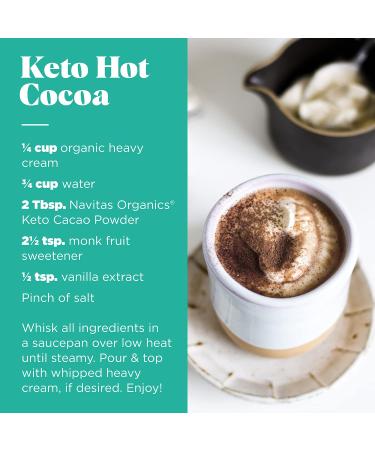 Navitas Organics Keto Cacao Powder - Organic, Non-GMO, Fair Trade - 8 oz, 15 Servings - Buy Online on GoSupps.com