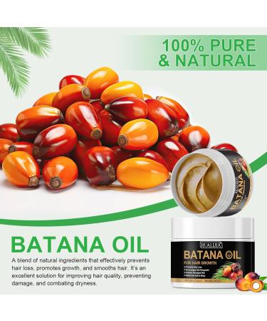 Huile de Batana 100% pure du Honduras - Stimule la pousse r duit la chute et densifie les cheveux - Pour hommes et femmes - 8 oz 120 g (Lot de 2) - Buy Online on GoSupps.com