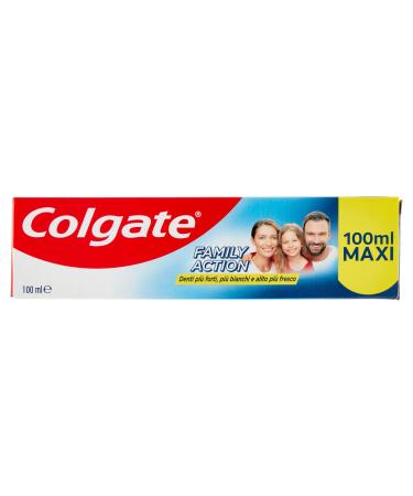Colgate Colgate Family Action Maximum Cavity Protection Toothpaste with Fluoride and Calcium 100 ml